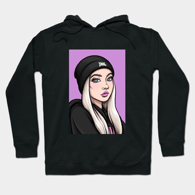 SWAG CHARCOAL'S GIRL 08 Hoodie by CHARCOAL